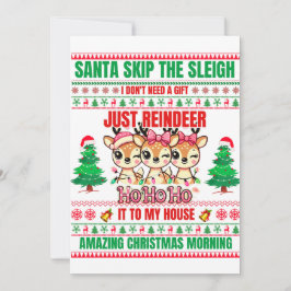 Weihnachten frohe Weihnachten für Geschenkrebs Einladung