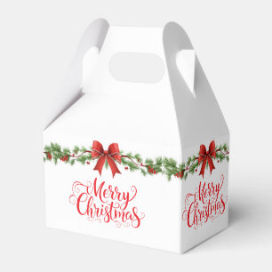 Weihnachten Frohe Weihnachten Girlande Gefallen Ge Geschenkschachtel