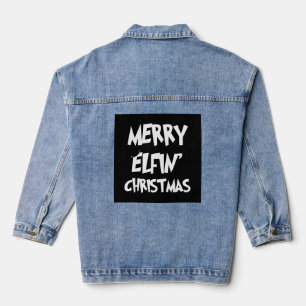 Weihnachten - Frohe Weihnachten Jeansjacke