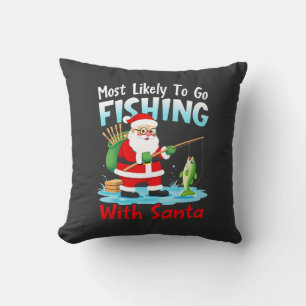 Weihnachten Frohe Weihnachten zum Geschenk Angeln Kissen