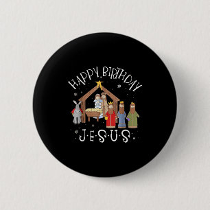 Weihnachten Froher Geburtstag Jesus Weihnachten Kr Button