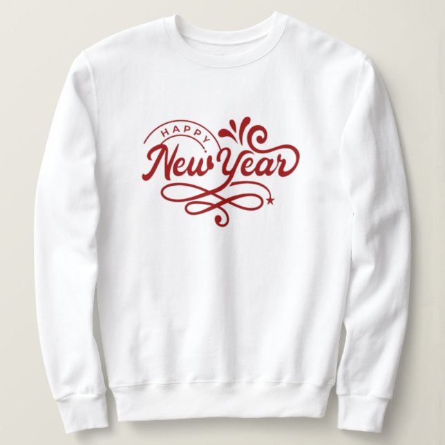 Weihnachten, fröhlich und hell, fröhlich, modern,  sweatshirt (Design vorne)
