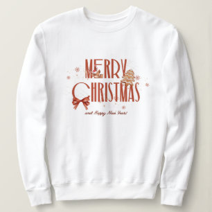 Weihnachten, fröhlich und hell, fröhlich, modern, sweatshirt