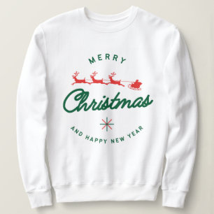 Weihnachten, fröhlich und hell, fröhlich, modern, sweatshirt