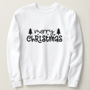 Weihnachten, fröhlich und hell, fröhlich, modern, sweatshirt