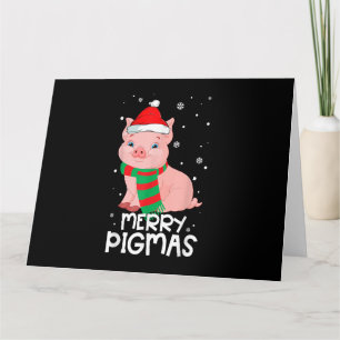 Weihnachten Fröhliche Pigmas Lustige Xmas Pyjama G Karte
