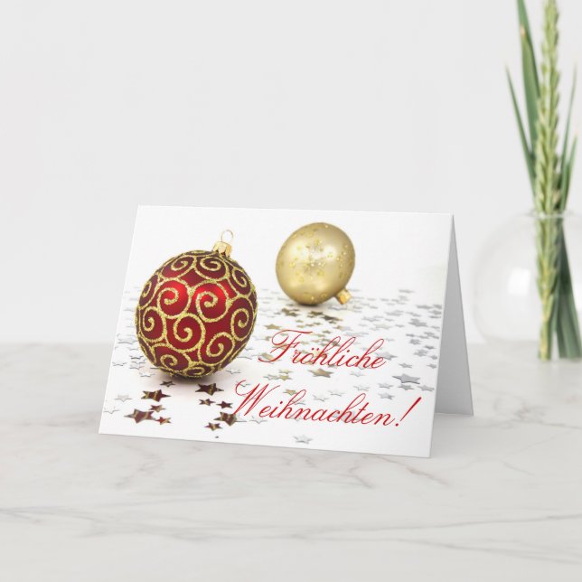 Weihnachten-Fröhliche Weihnachten-Weihnachten-Weih Feiertagskarte (Vorderseite)