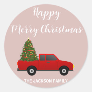 Weihnachten fröhlicher und heller Prinz Runder Aufkleber