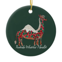 Weihnachten Fruitcake-Giraffe/Kamel