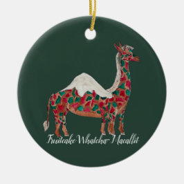 Weihnachten Fruitcake-Giraffe/Kamel Keramik Ornament