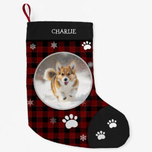 Weihnachten Funny Niedlich Hund Kleiner Schwarzer Weihnachtsstrumpf