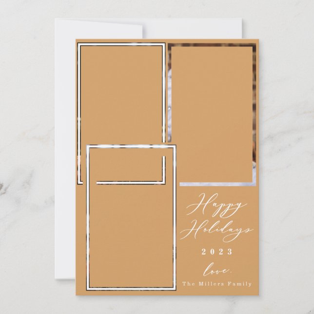 Weihnachten Funny Pet Happy Urlaub 3 Foto Urlaub (Vorderseite)