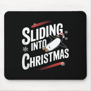 Weihnachten - Funny Pinguin Weihnachten Mousepad