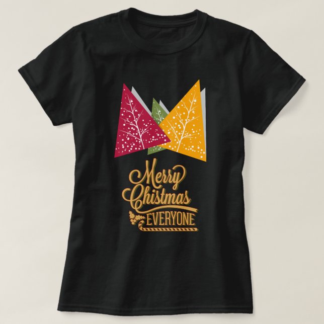 Weihnachten für alle T-Shirt (Design vorne)