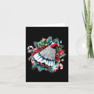 Weihnachten für Badminton Liebhaber, Weihnachten Karte