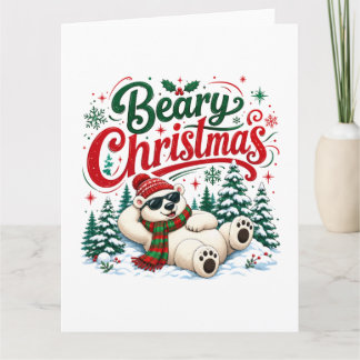 Weihnachten für Bären Karte