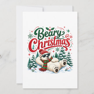 Weihnachten für Bären Mitteilungskarte