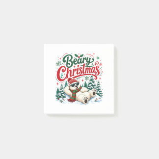 Weihnachten für Bären Post-it Klebezettel