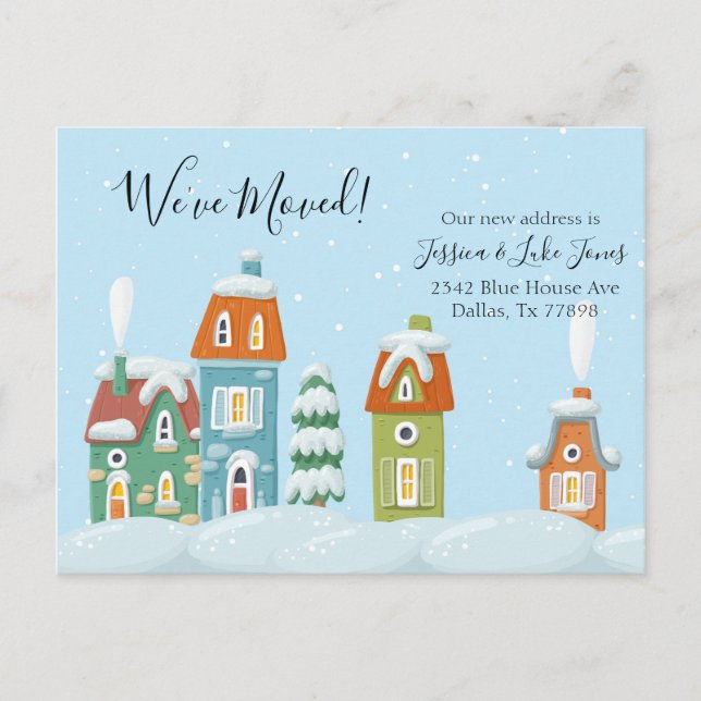 Weihnachten für bewegende Ankündigung - Wir haben  (Vorderseite)