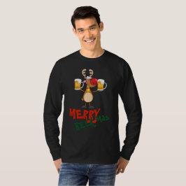 Weihnachten für BIER-Liebhaber - LIT Rudolph T-Shirt