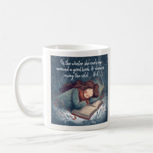 Weihnachten für Bücherliebhaber Kaffeetasse
