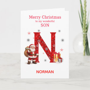 Weihnachten für den Sohn - Namen hinzufügen, der m