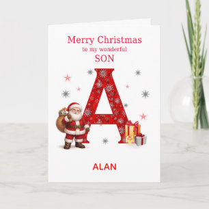 Weihnachten für den Sohn - Namen hinzufügen, der m