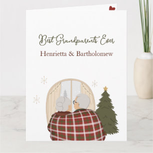 Weihnachten für die besten Großeltern nach Maß Karte
