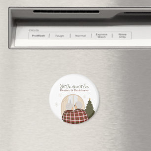 Weihnachten für die besten Großeltern nach Maß Magnet