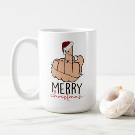 Weihnachten für die Finger-Weihnachtsmannmütze Kaffeetasse