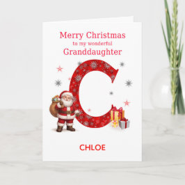 Weihnachten für Enkelin Name einfügen