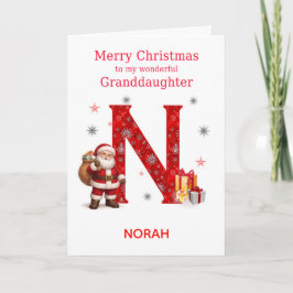 Weihnachten für Enkelin Name hinzufügen