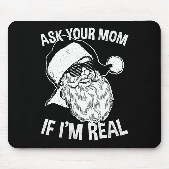 Weihnachten für Erwachsene Fragte deine Mama, wenn Mousepad (Vorne)