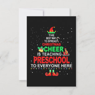 Weihnachten für Erzieher Karte