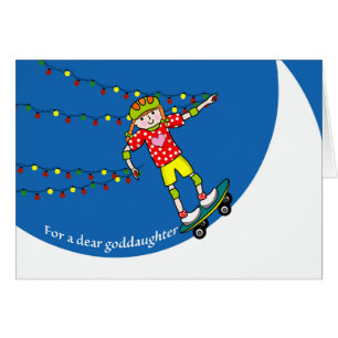 Weihnachten für Godtochter, Girl Skateboarding