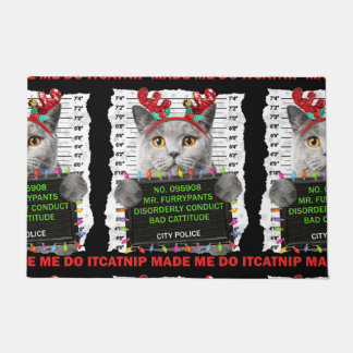 Weihnachten für Katzen Mama Katze Vater Katze Lieb Fußmatte