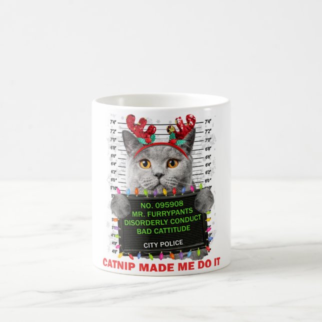 Weihnachten für Katzen Mama Katze Vater Katze Lieb Kaffeetasse (Mittel)