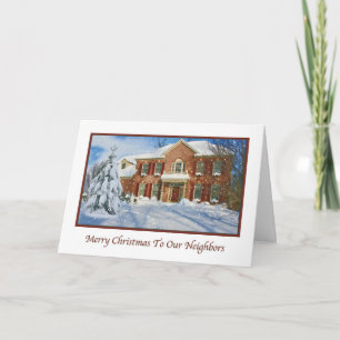 Weihnachten für Nachbarn, Schneesicherheit Zuhause