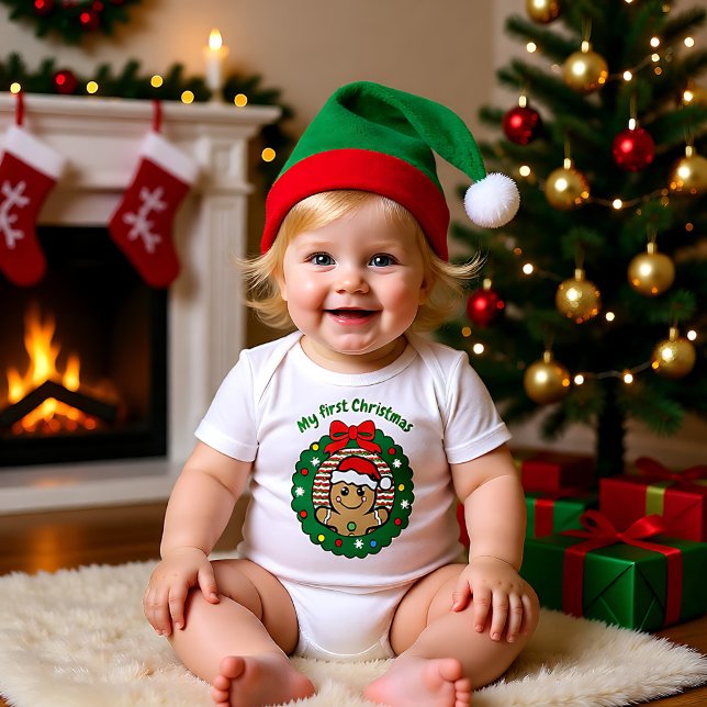 🎄 Weihnachten für niedlichen Neugeborene3 Baby Strampler (🎄My 1st Christmas for cute newborn boy3 Baby Bodysuit)