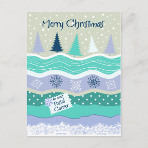 Weihnachten für Postfördermaschinen-Schneeflocken