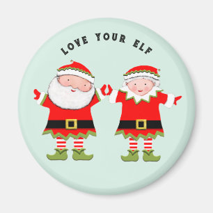 Weihnachten für süße Paare Magnet