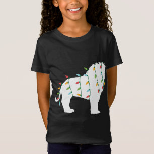 Weihnachten für Tiere Lover Weihnachtslicht T-Shirt