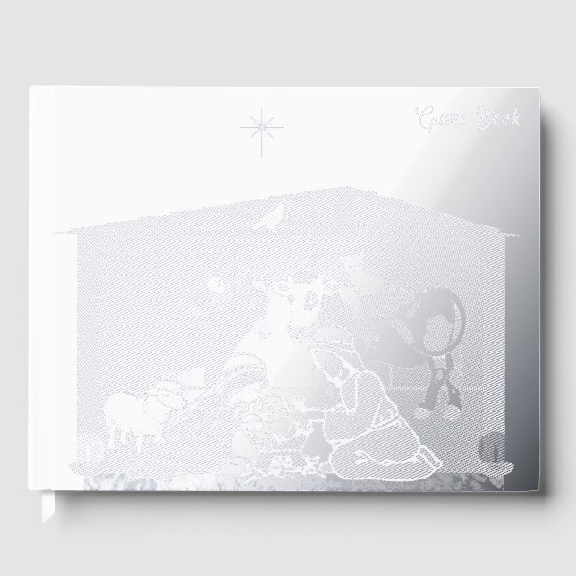 Weihnachten Gästebuch (Vorderseite)