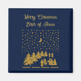 Weihnachten, Geburt Jesu Magnet