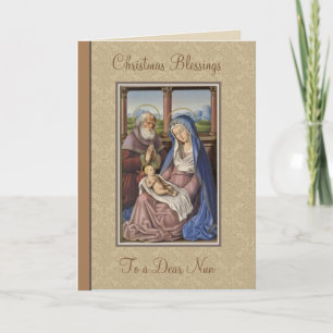 Weihnachten Geburt Jesu Vintage Nonne