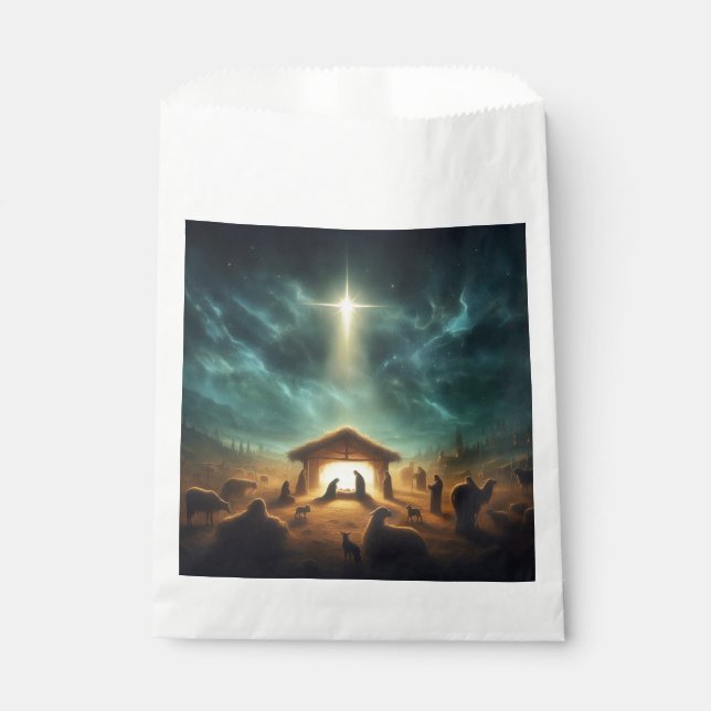 Weihnachten/Geburt/Jesus Geschenktütchen (Vorderseite)