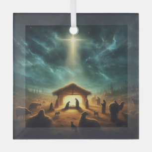 Weihnachten/Geburt/Jesus Ornament Aus Glas