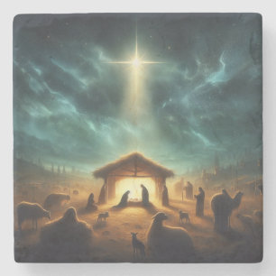 Weihnachten/Geburt/Jesus Steinuntersetzer