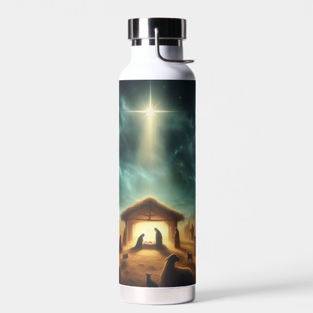 Weihnachten/Geburt/Jesus Trinkflasche (Links)