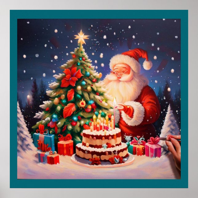 Weihnachten Geburtstag 10 Poster (Vorne)